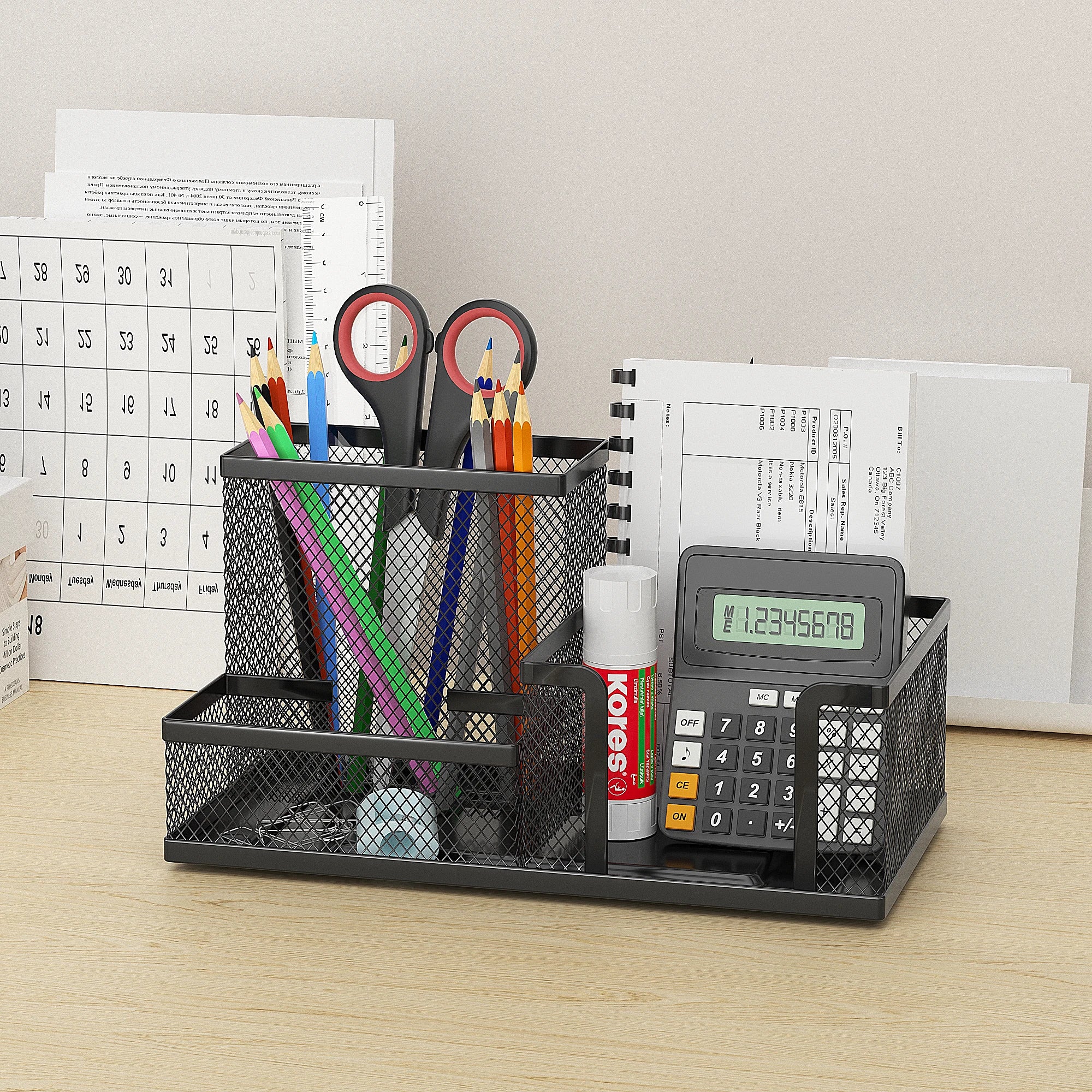 Network desk organizer