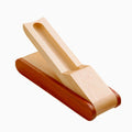 Foldable wooden pen holder
