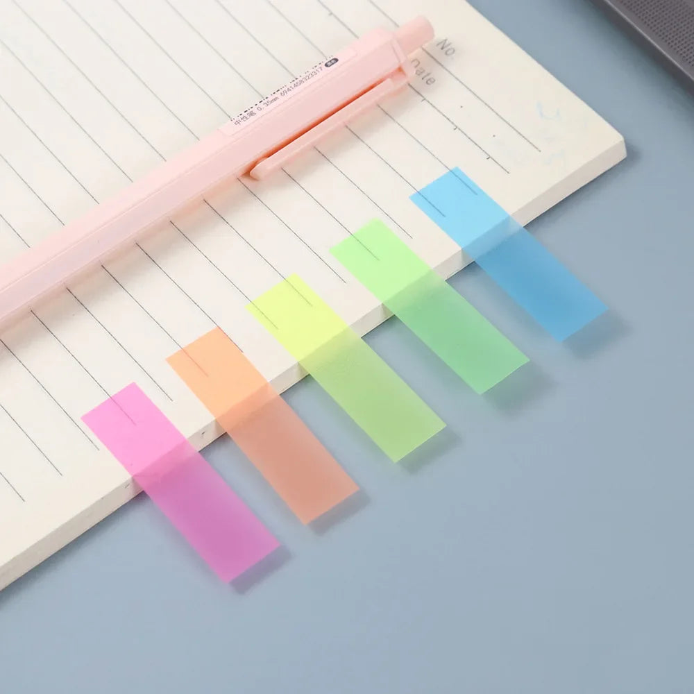 Colorful transparent notes