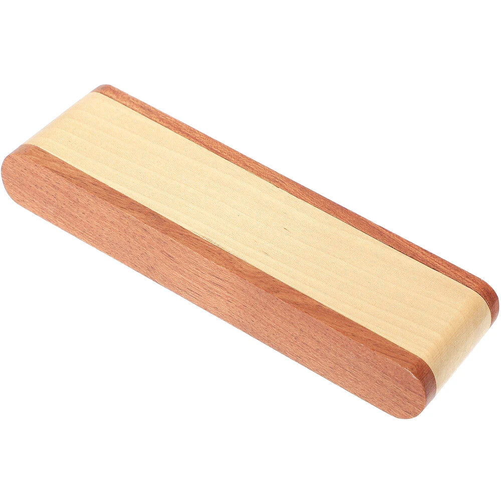 Foldable wooden pen holder