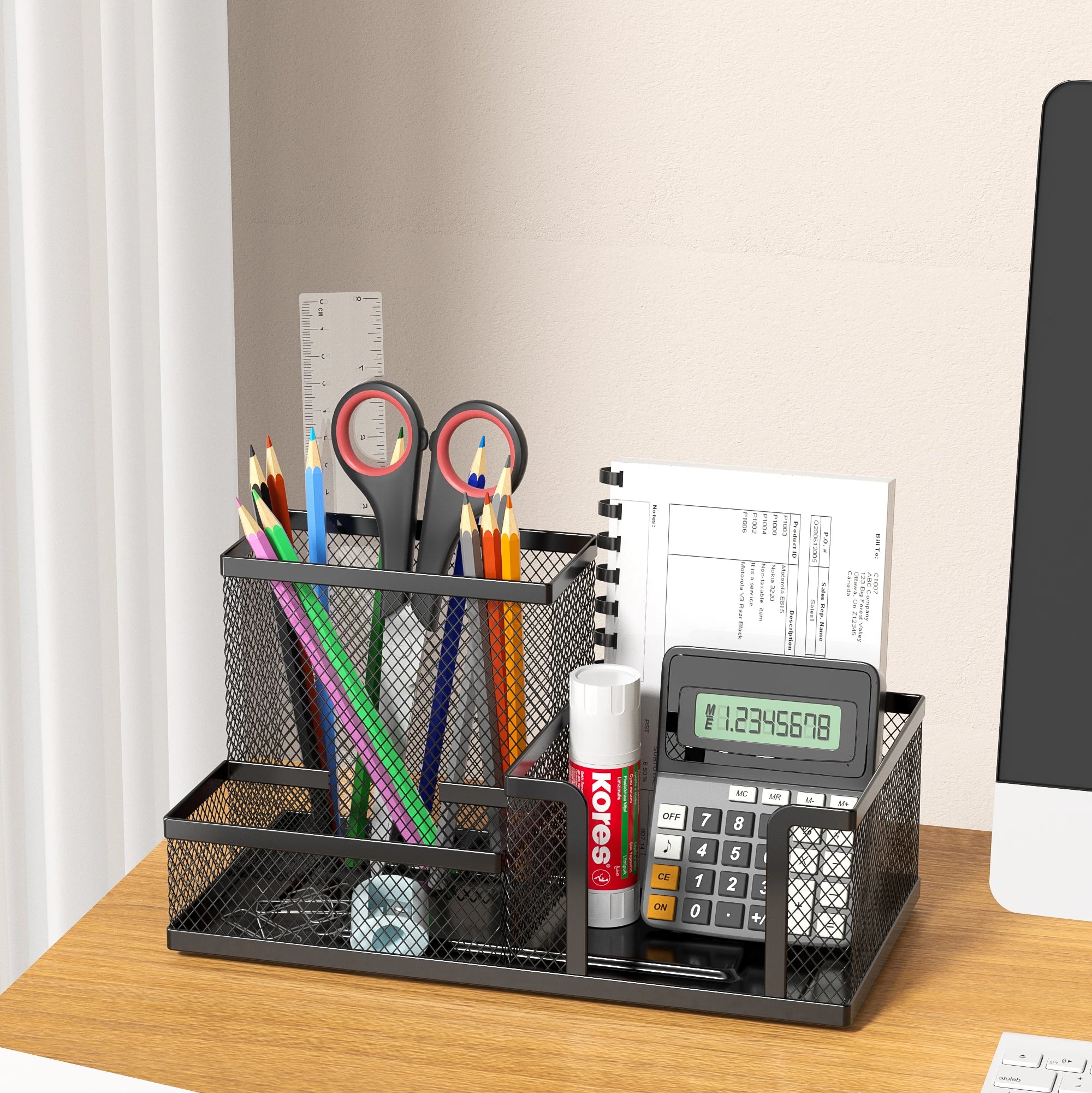 Network desk organizer