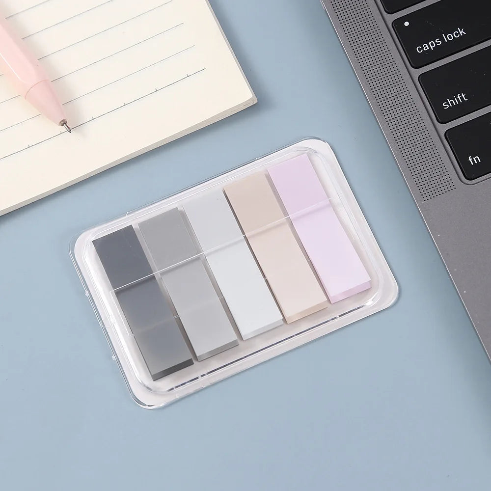 Colorful transparent notes