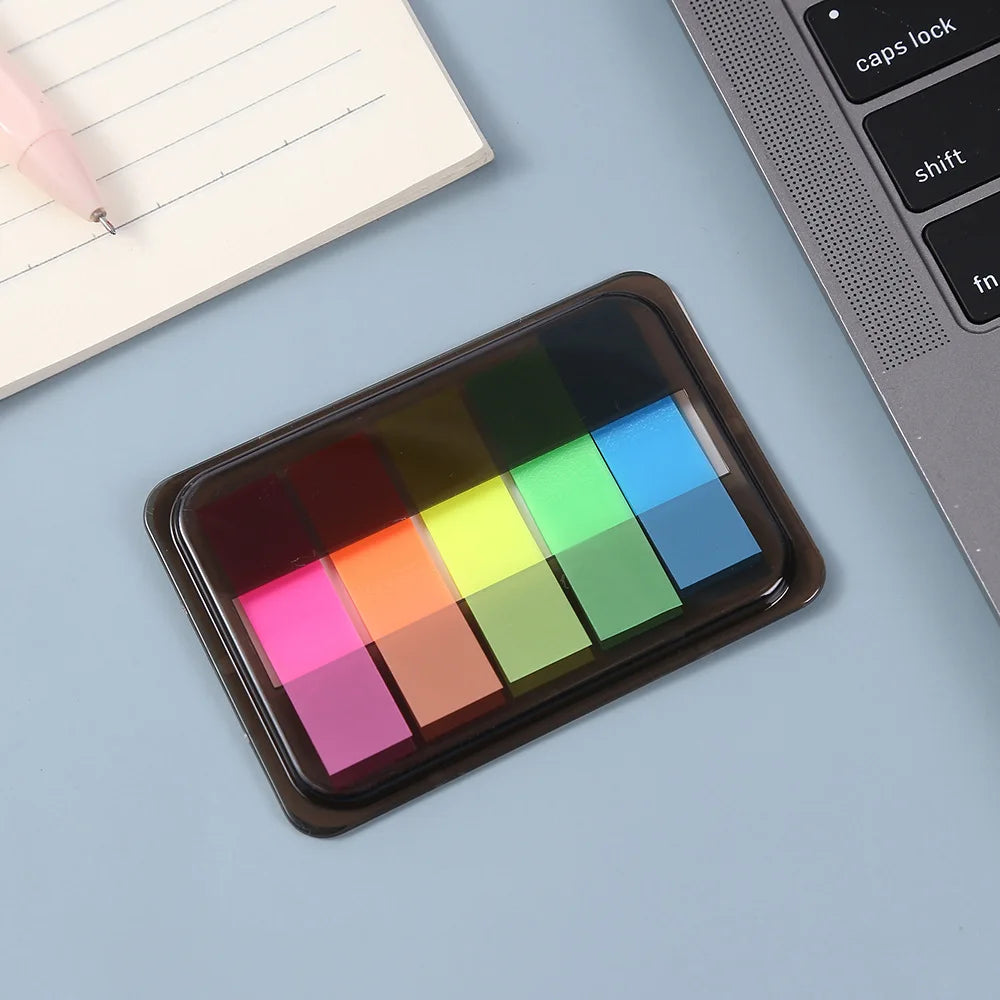 Colorful transparent notes